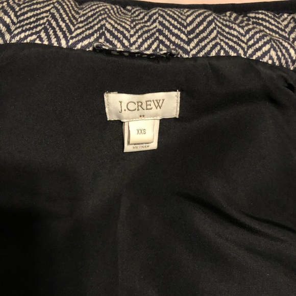 J. Crew Quilted Vest - Chevron - Full Zip Up - Pockets - Picture 5 of 5